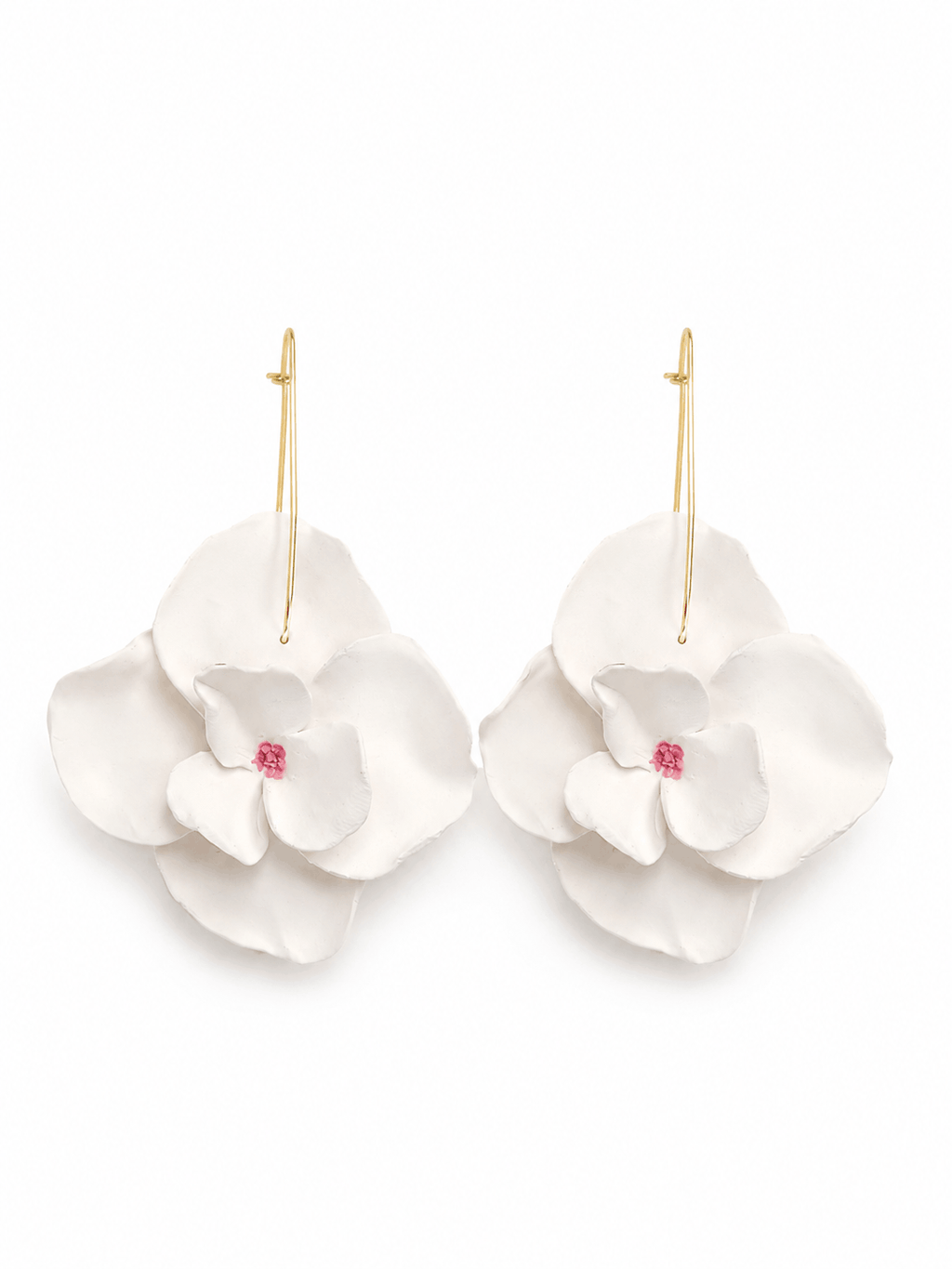 Ivory Petal Earrings