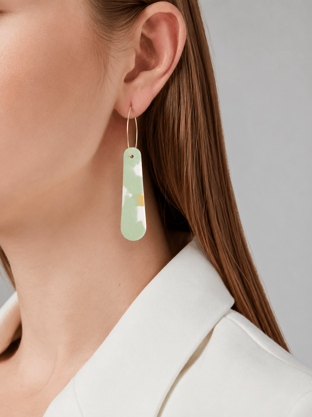 Sage Drop Earrings