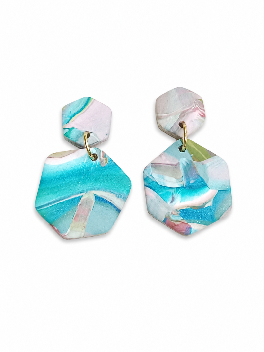 Coastal Marble Earrings