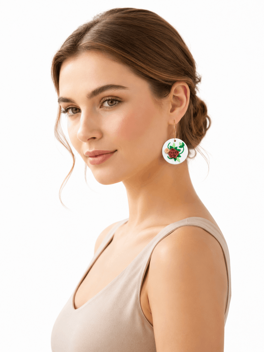 Rosé Bloom Earrings
