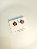 Apple Mismatched Resin Studs