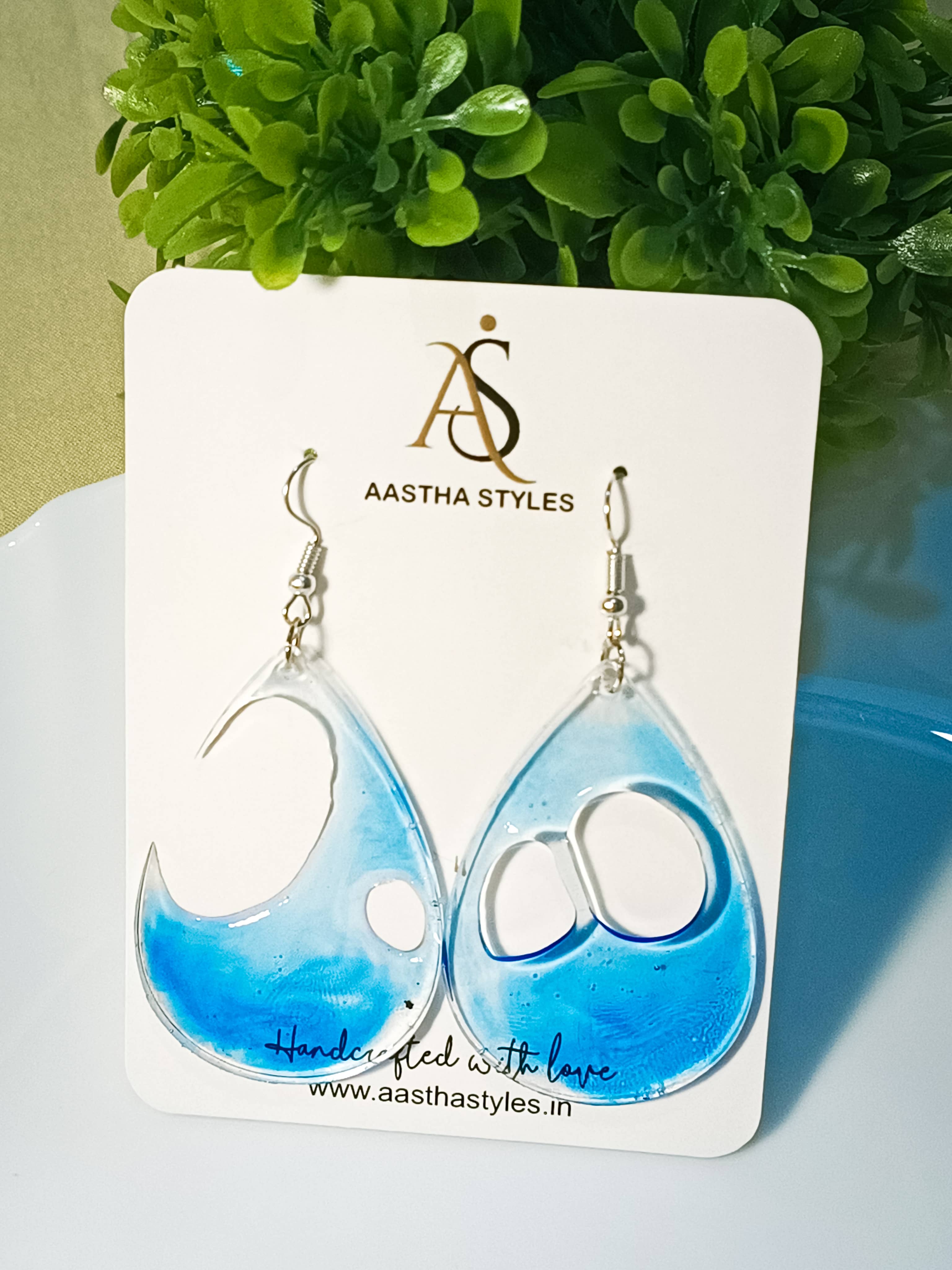 Ocean Mist Drop Earrings