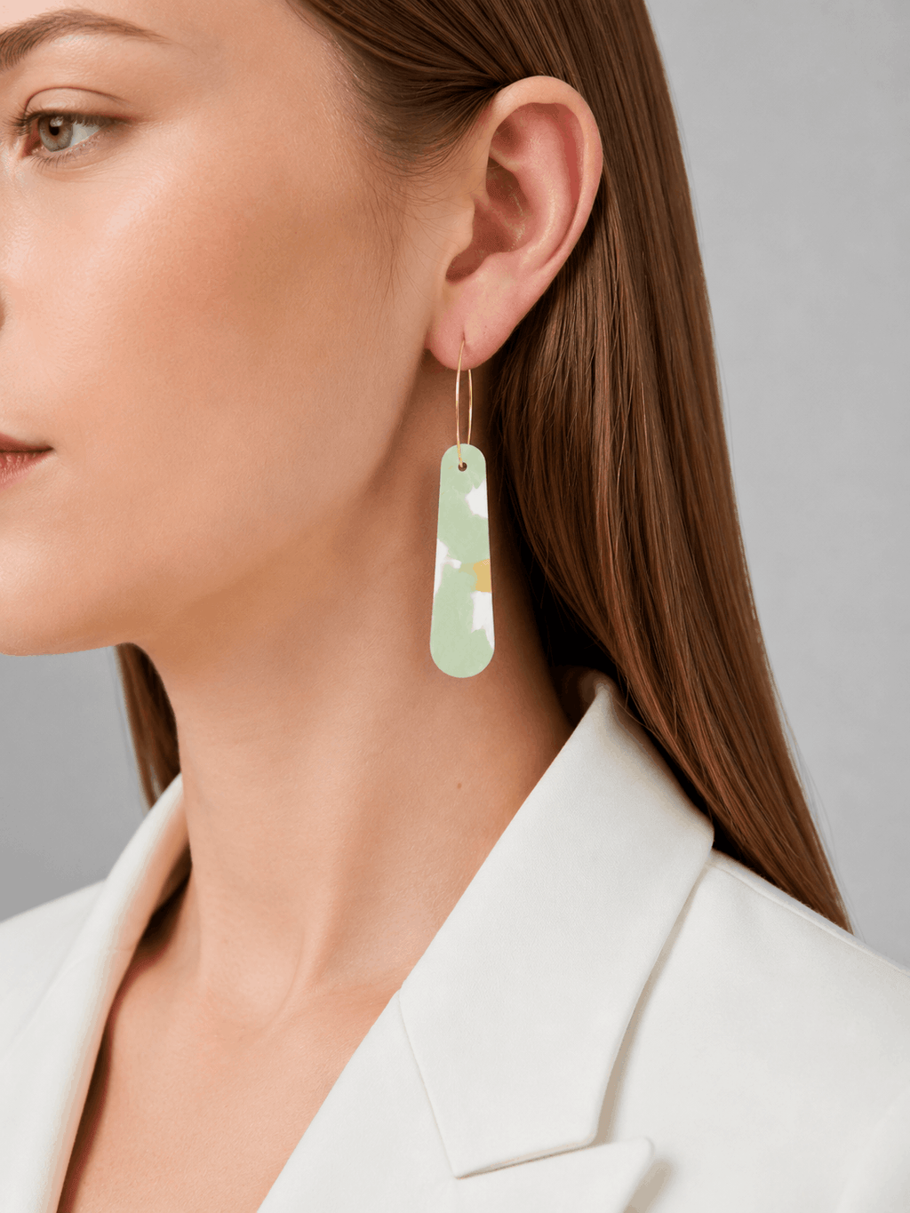 Sage Drop Earrings