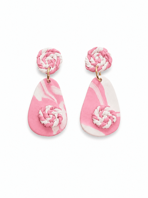 Blush Swirl Earrings