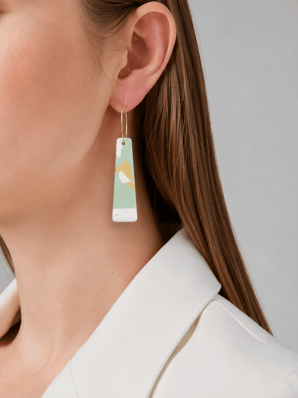 Sage Line Earrings