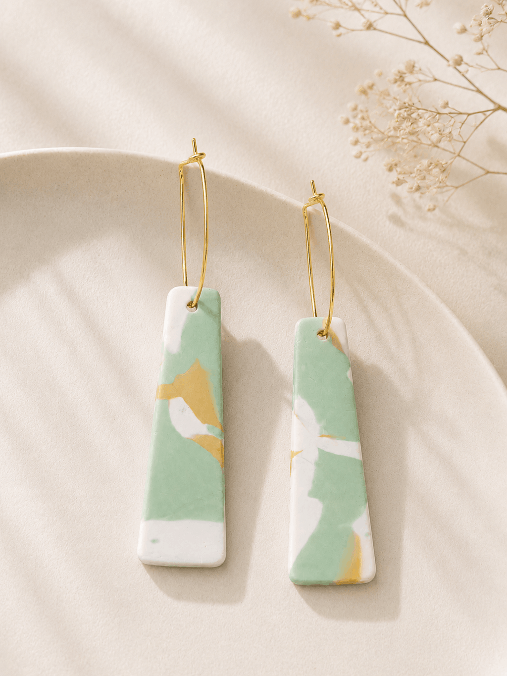 Sage Line Earrings
