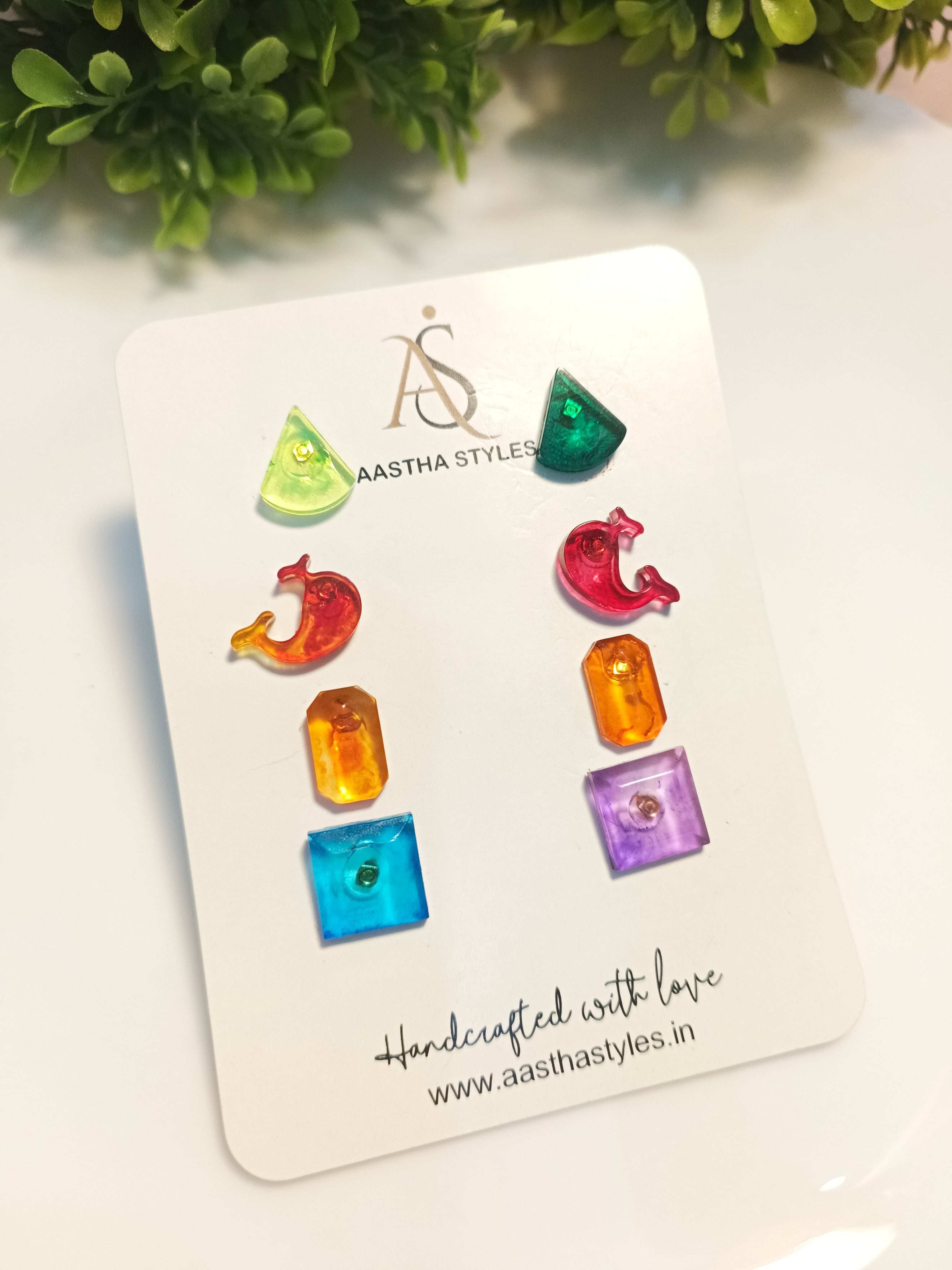 Rainbow Mini Studs Set