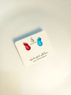 Color Splash Droplet Resin Studs