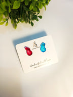 Color Splash Droplet Resin Studs