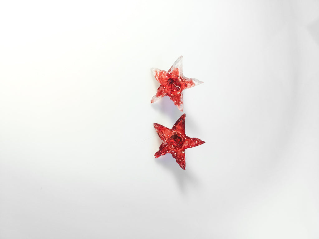 Red Star Resin Studs