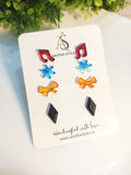 Mini Icon Resin Stud Set